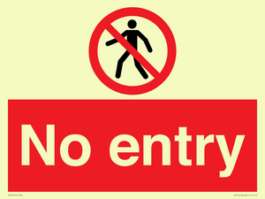 No entry
